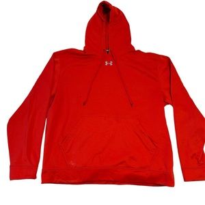 Red Under Armour Hoodie Sweatshirt Men’s Size XL